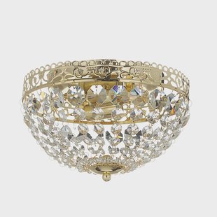 Plafondlamp Saxholm, goudkleurig Markslöjd - Woonkamer - Modern - Metaal - Rond