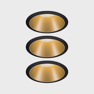 Cole LED-spot, goud-zwart, set van 3 Paulmann - Gang / Hal - Modern - Metaal - 1 lamp