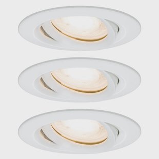 Nova LED inbouwspot, dimbaar, IP65, wit Paulmann - Woonkamer - Modern - Metaal - 1 lamp