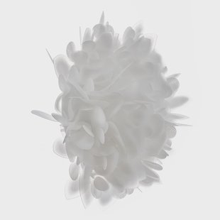 Veli Foliage Medium wandlamp, wit Ø 54 cm Slamp - Woonkamer - Designer - Kunststof - Rond