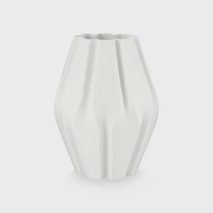 vtwonen Vaas Stripes - Bloemenvaas van Porcelein - 15x29.5cm