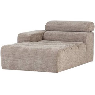 WOOOD Novi Chaise Longue Element Arm Links - PES - Naturel Melange