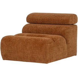 WOOOD Novi 1-Zits Element Bank - Polyester - Oranje Melange