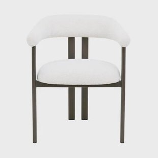 DÉJA Living - Eetkamerstoel - Stof - Beige|Brons - Odense - Set van 2