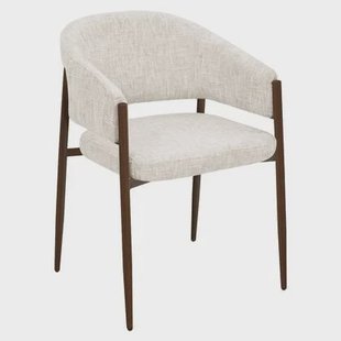DÉJA Living - Eetkamerstoel Beige Stof - Elvia - Set van 2