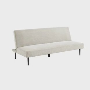 sweeek - 3-zits slaapbank corduroy, metalen onderstel