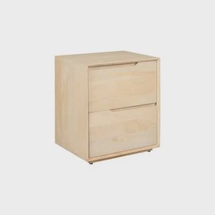 Nachtkastje Lottem - Bruin|Hout - Mango - Mangohout