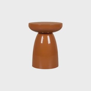 Bijzettafel Mannheim - Bruin - Metaal - 40x50x40cm (BxHxD)