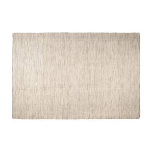 Vloerkleed Stip - Greige|Grijs|Zilver - 100% Wol