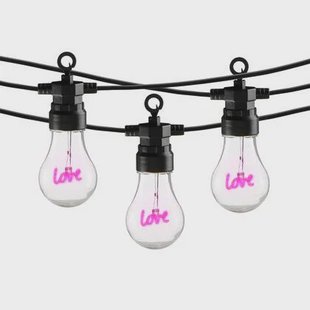 Luca Lighting Love LED Lichtsnoer Buiten - L450 cm - Roze