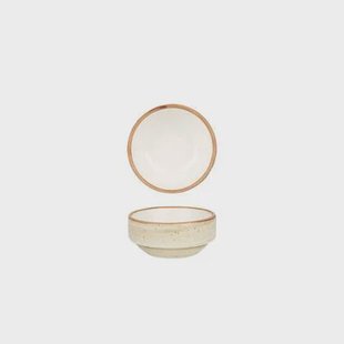 Bonna Kommetje - Aura Terrain - Porselein - 6 cm (30cc) - set van 6