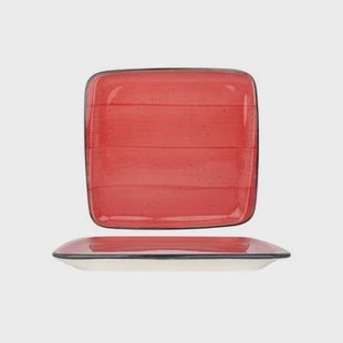 Bonna Serveerschaal - Aura Passion - Porselein - 27x25 cm - set van 2