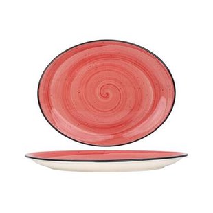 Bonna Serveerschaal - Aura Passion - Porselein - 36x28 cm - set van 2