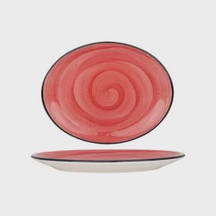 Bonna Serveerschaal - Aura Passion - Porselein - 31x24 cm - set van 2