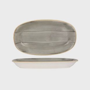 Bonna Serveerschaal - Aura Space - Porselein - 34x19 cm - set van 2