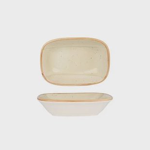 Bonna Serveerschaal - Aura Terrain - Porselein - 14x10 cm - set van 2