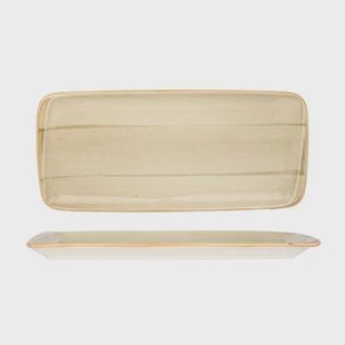 Bonna Serveerschaal - Aura Terrain - Porselein - 34x16 cm - set van 2