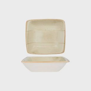 Bonna Serveerschaal - Aura Terrain - Porselein - 19x17 cm - set van 2