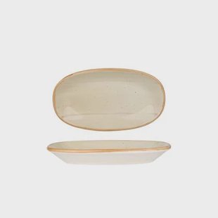 Bonna Serveerschaal - Aura Terrain - Porselein - 19x11 cm - set van 2