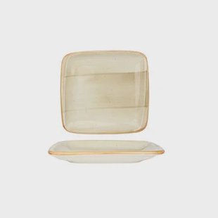 Bonna Serveerschaal - Aura Terrain - Porselein - 15x14 cm - set van 2