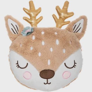 Dieren sierkussen kinderkamer - hertje - 31 cm - polyester