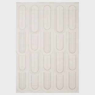 Amiah Retro vloerkleed - Forme Pavé ivoor - 160x230 cm