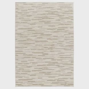Amiah Abstract vloerkleed - Forme Brique beige - 160x230 cm
