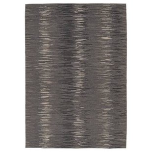 Heritaged Abstract vloerkleed - Sapphire Ripple antraciet - 200x290 cm