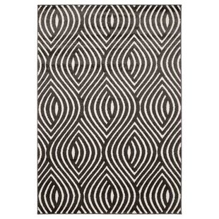 Amiah Retro vloerkleed - Forme Courant antraciet - 160x230 cm