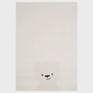 Amiah Vloerkleed babykamer - Softpaw Bearly ivoor - 160x230 cm