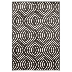 Amiah Retro vloerkleed - Forme Courant antraciet - 200x290 cm