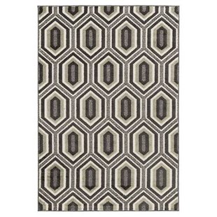 Amiah Modern vloerkleed - Forme Cristal antraciet - 200x290 cm