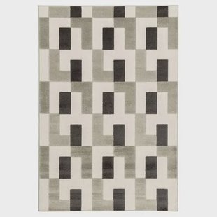 Amiah Modern vloerkleed - Forme Murale antraciet - 200x290 cm