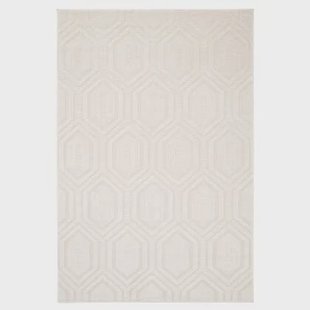 Amiah Modern vloerkleed - Forme Cristal ivoor - 160x230 cm