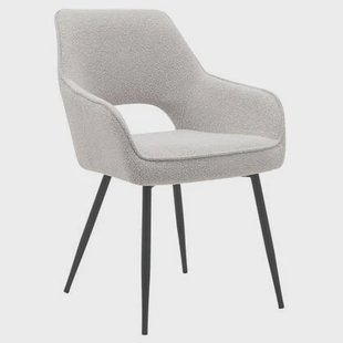 Home67 - Eetkamerstoel Gina - Bouclé - Naturel