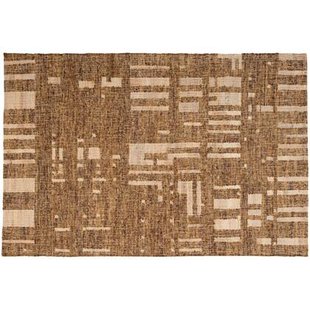 WOOOD Ian Handgeweven Vloerkleed - Wol - Bruin 170x240 cm