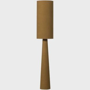 WOOOD Loft Vloerlamp XL - Metaal|Bouclé - Tapenade 187xØ35 cm
