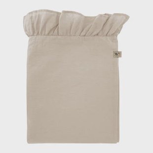 Walra Lovely Linen Ruffles Tafelkleed - Naturel