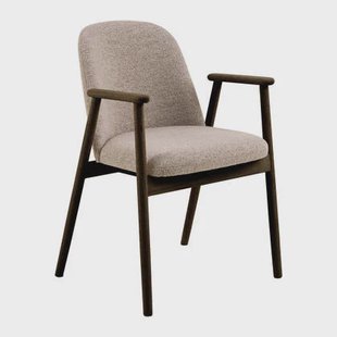 by fonQ Miro Eetkamerstoel - Zand / Donker Eiken