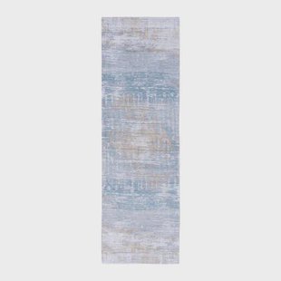 Louis de Poortere Streaks Runner Vloerkleed 80 x 250 cm - Long Island Blue