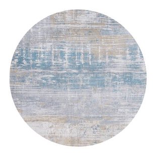 Louis de Poortere Streaks Vloerkleed Ø 140 cm - Long Island Blue