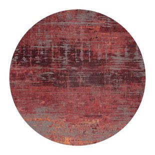 Louis de Poortere Streaks Vloerkleed Ø 140 cm - Nassau Red