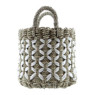 Van der Leeden Sulawesi Plantenmand Ø 35 cm - Naturel