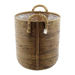 Van der Leeden Stripe Opbergmand Ø 35 cm - Bronze