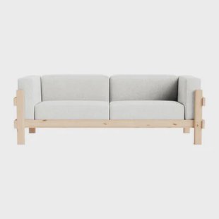 Normann Copenhagen Kube 3-zitsbank - Lichtgrijs / Beige