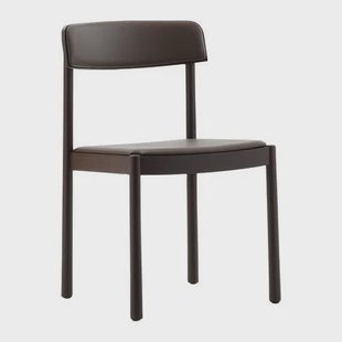 Normann Copenhagen Timb Eetkamerstoel - Leer - Bruin