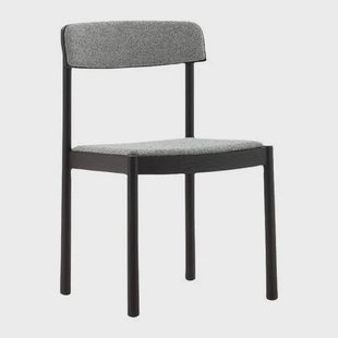 Normann Copenhagen Timb Eetkamerstoel - Textiel - Lichtgrijs / Zwart