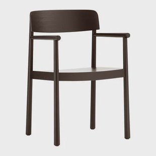 Normann Copenhagen Timb Eetkamerstoel met Armleuning - Hout - Bruin