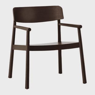 Normann Copenhagen Timb Fauteuil met Armleuning - Hout - Bruin