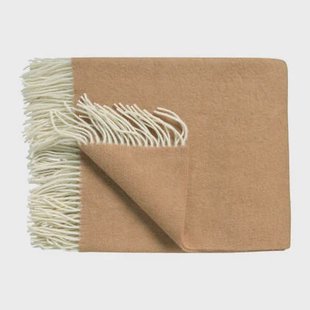 Vandyck Bellavita Plaid 160 x 260 cm - Soft `Tan